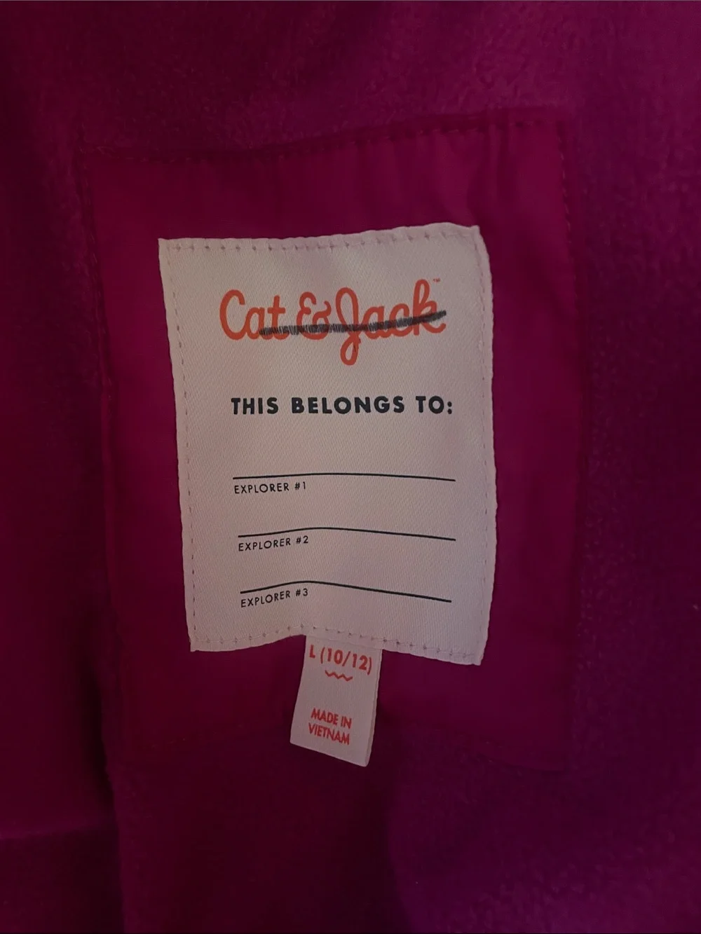 Cat & Jack vibrant fuchsia
