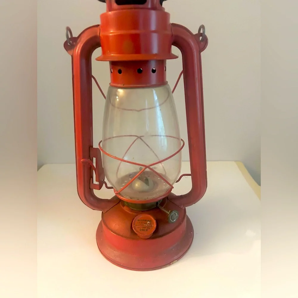 Vintage red metal