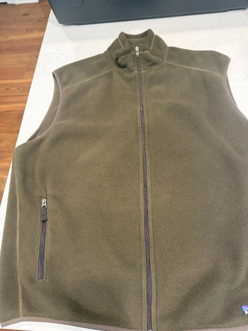 Patagonia Men's Fleece XXL brown vest