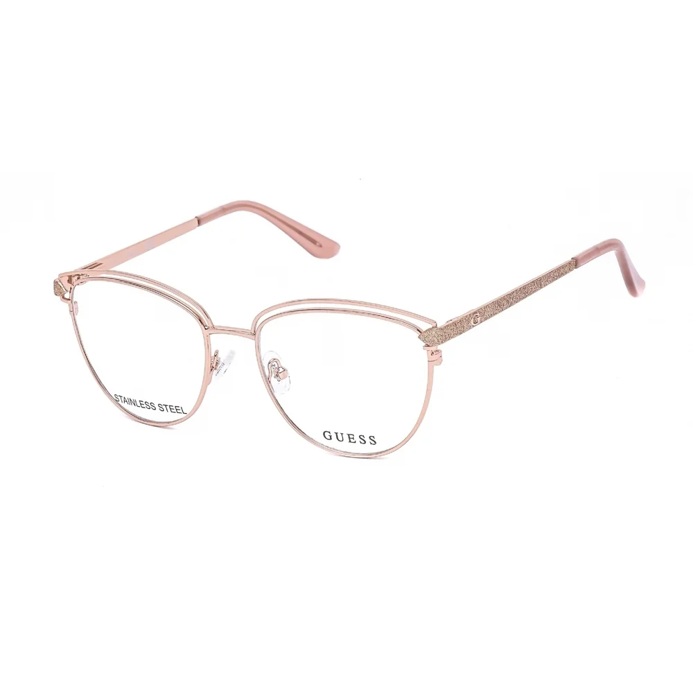 NWT Guess GU2685 Rose Gold Cat Eye 53mm Eyeglasses