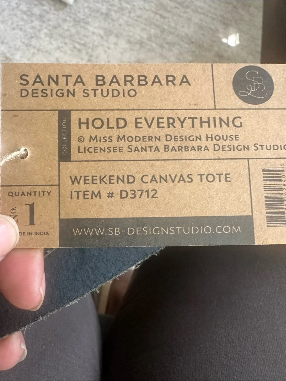 Santa Barbara Design Studio 100% cotton