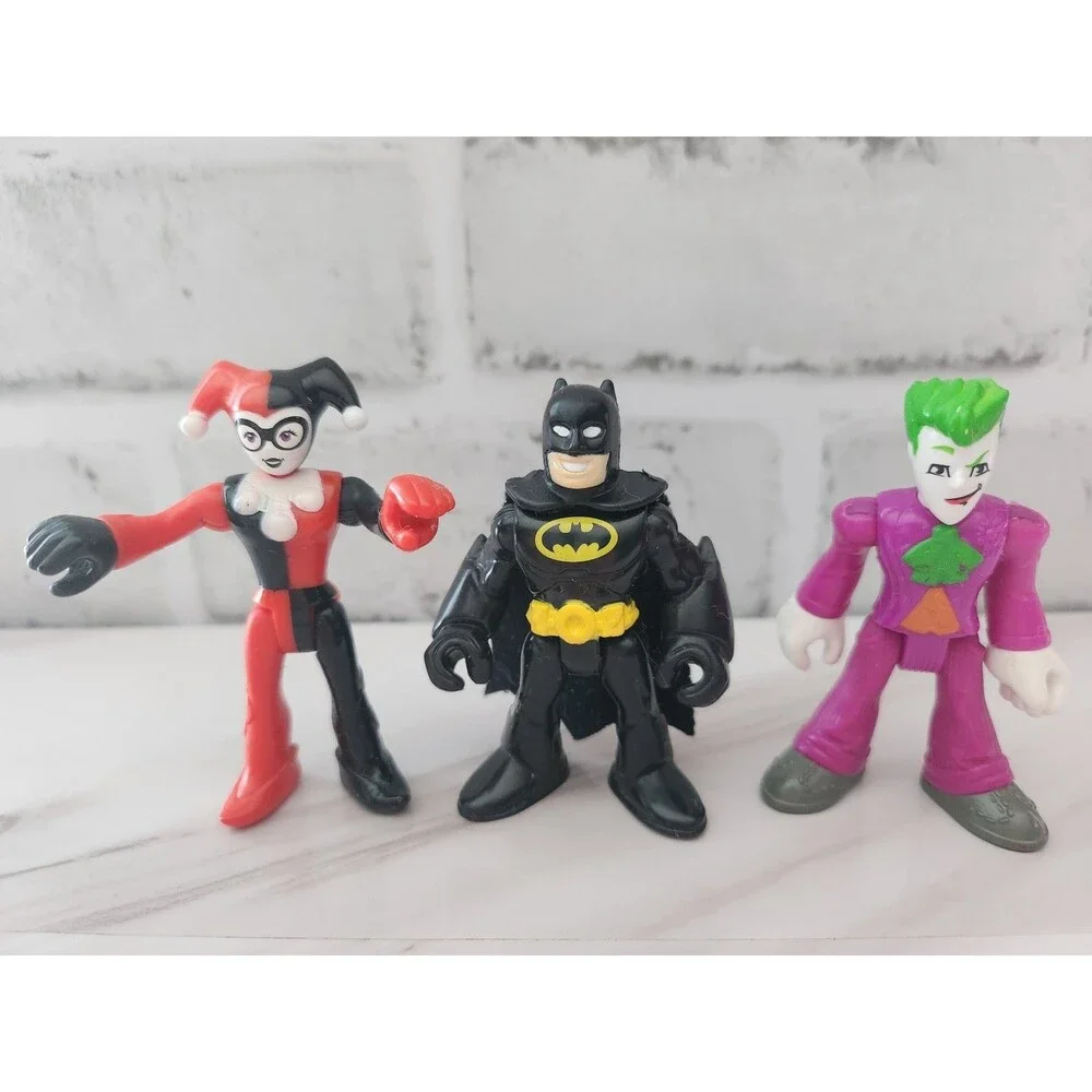Lot Of 3 Imaginext Figures DC Comics Batman Harley Quinn Joker