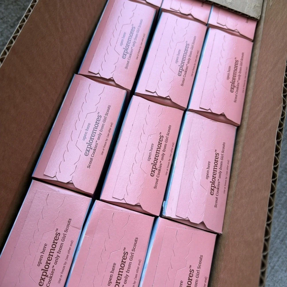Exploremores New Flavor 2026 Girl Scout Cookies **FULL CASE 12 BOXES** 9/26 Exp