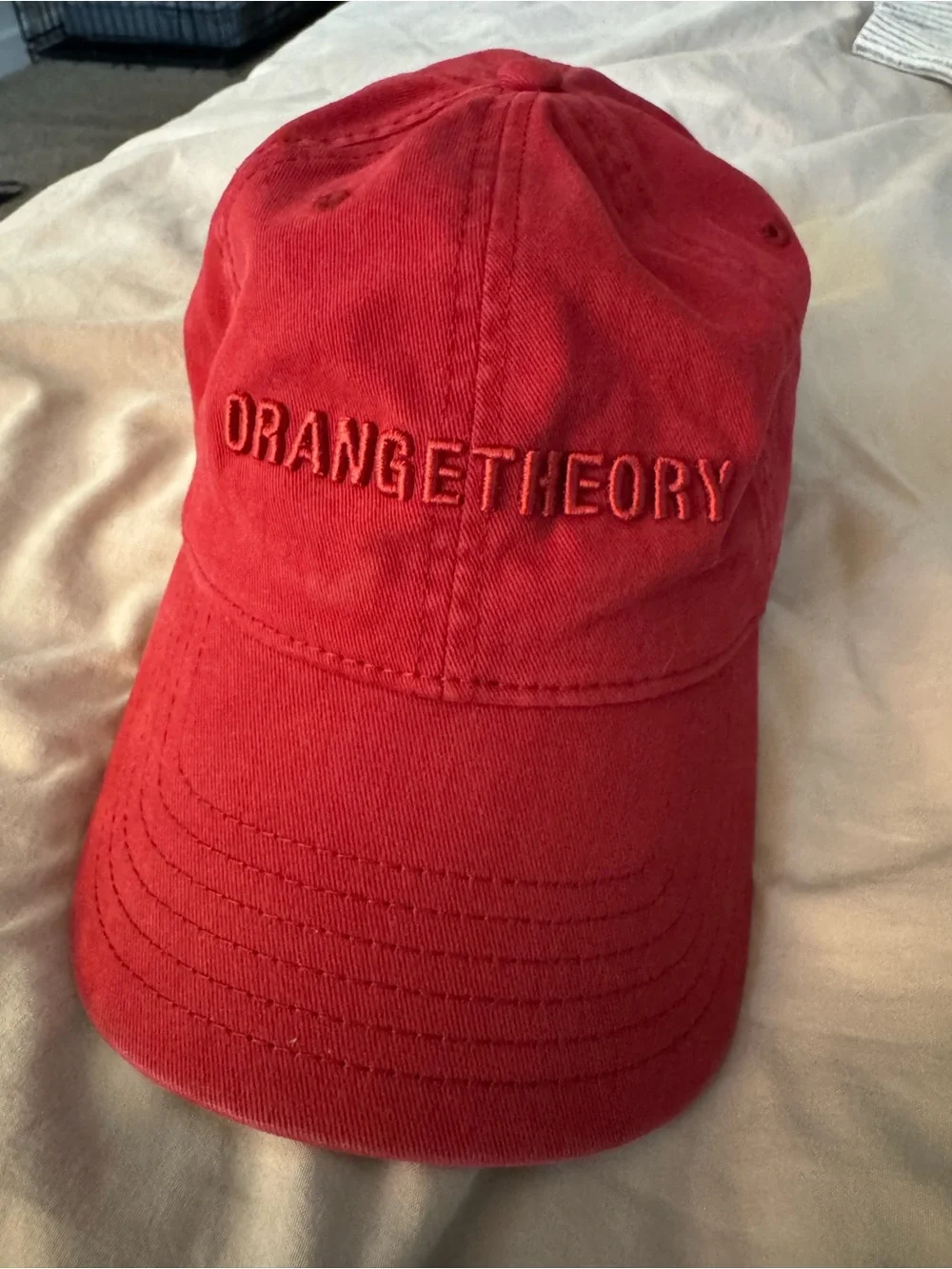 Orangetheory Red Embroidered Baseball Cap
