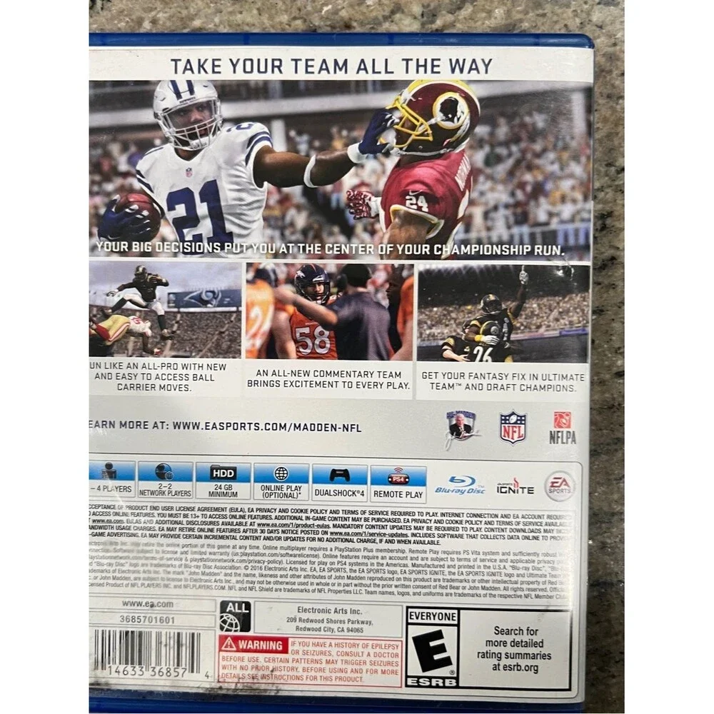 Playstation 4 madden 17