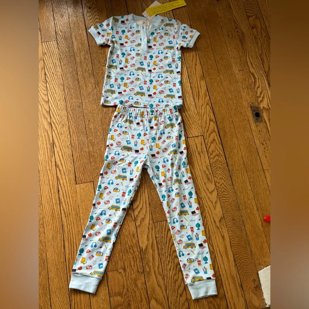 Smockingbird Back to School Kids Pajamas - Size 4 - NWT
