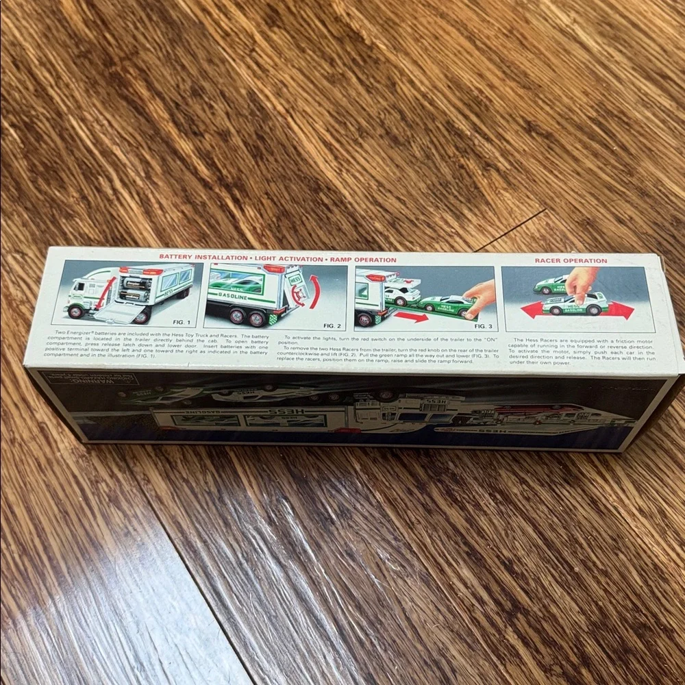 Vintage Hess 1997 Toy Truck and Racers collectible new in box
