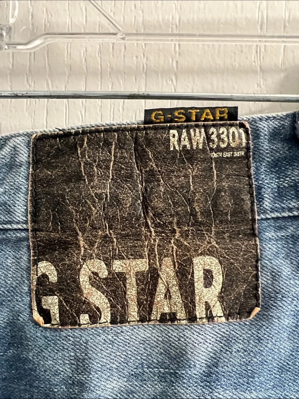 G-Star Relaxed Fit Distressed Blue Jeans