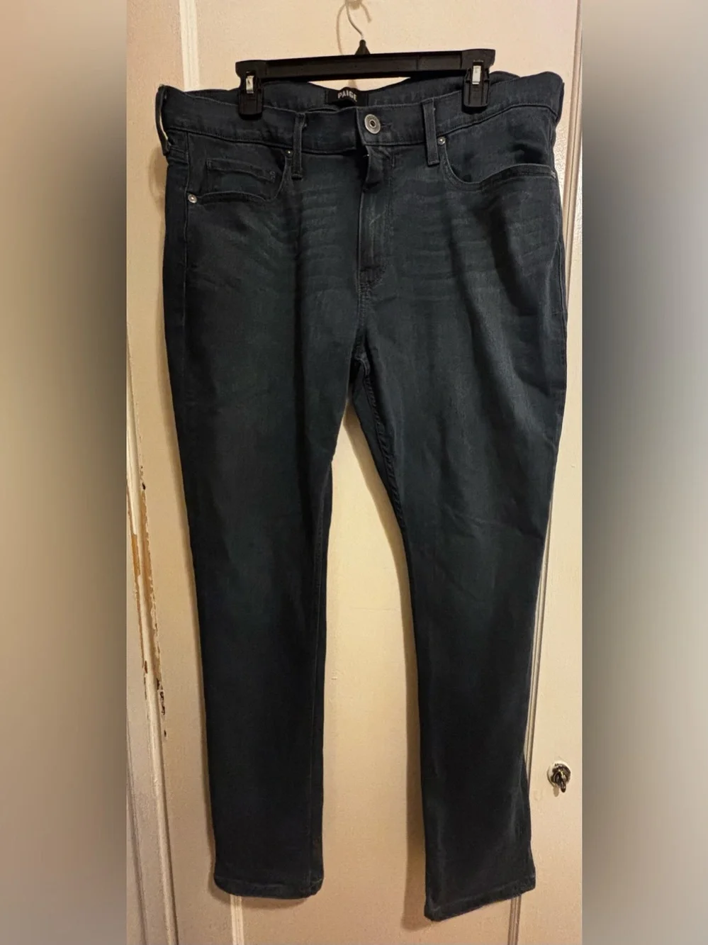 Paige Federal Men’s Jeans Size 36 Dark Wash Straight Leg Premium Denim
