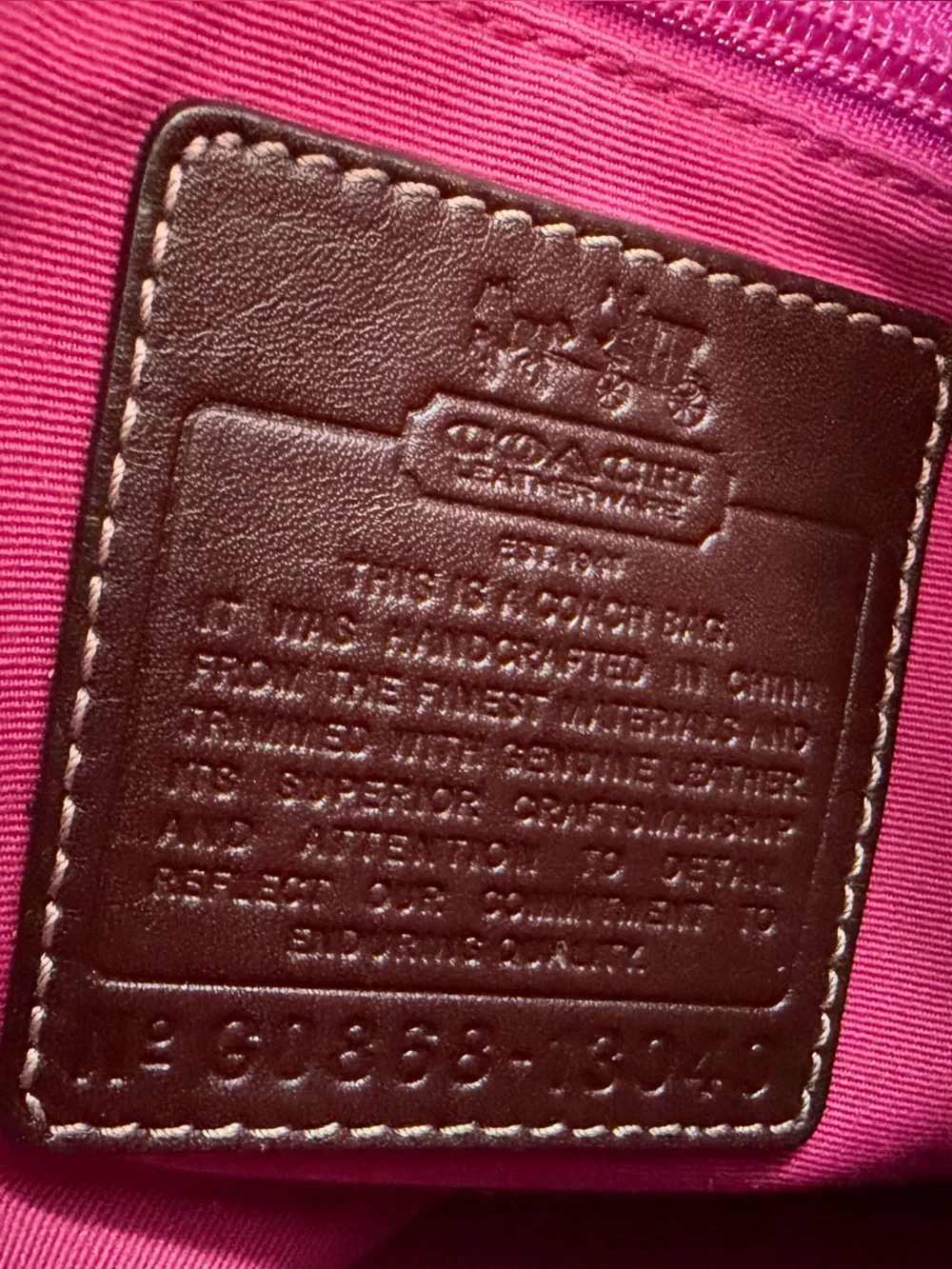 Coach vintage 2008