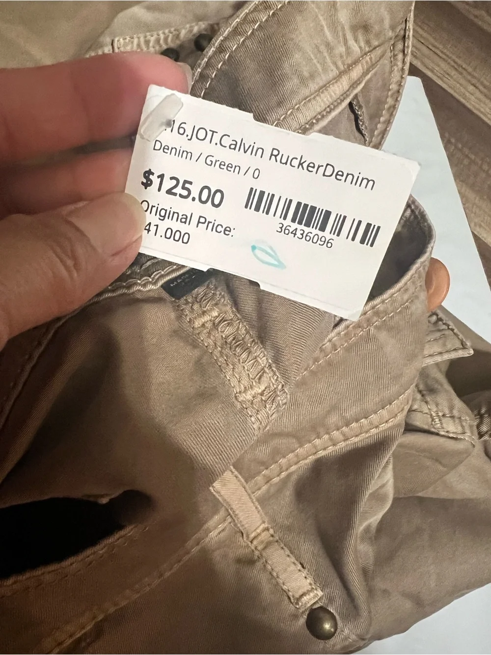 Calvin Rucker classic tan