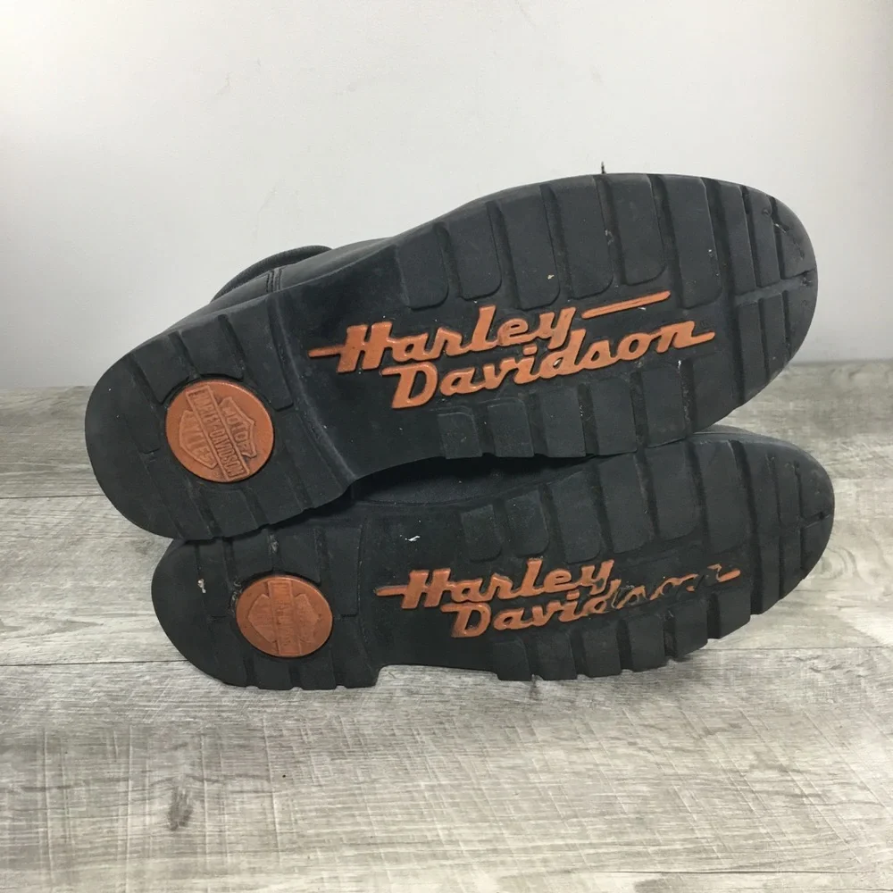 Harley-Davidson Motorcycle Mens D93041 Faded Glory Leather Riding Biker Boots 12