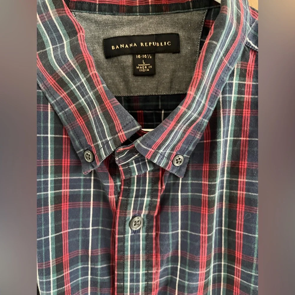 Banana Republic classic plaid