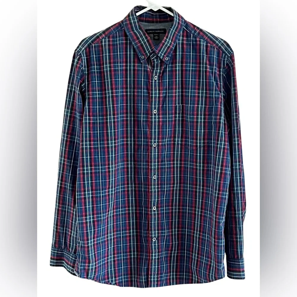 Banana Republic classic plaid