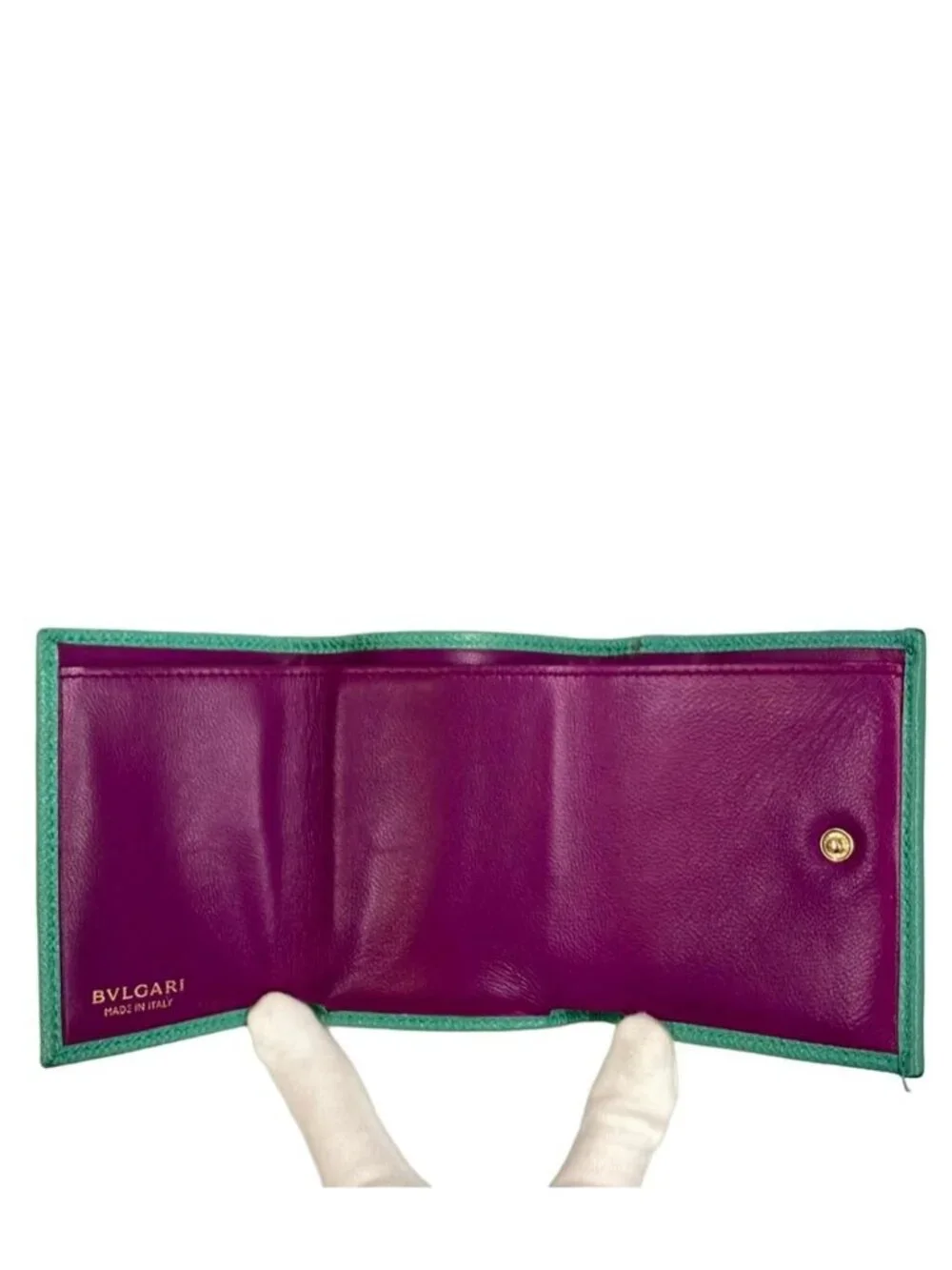BVLGARI trifold wallet