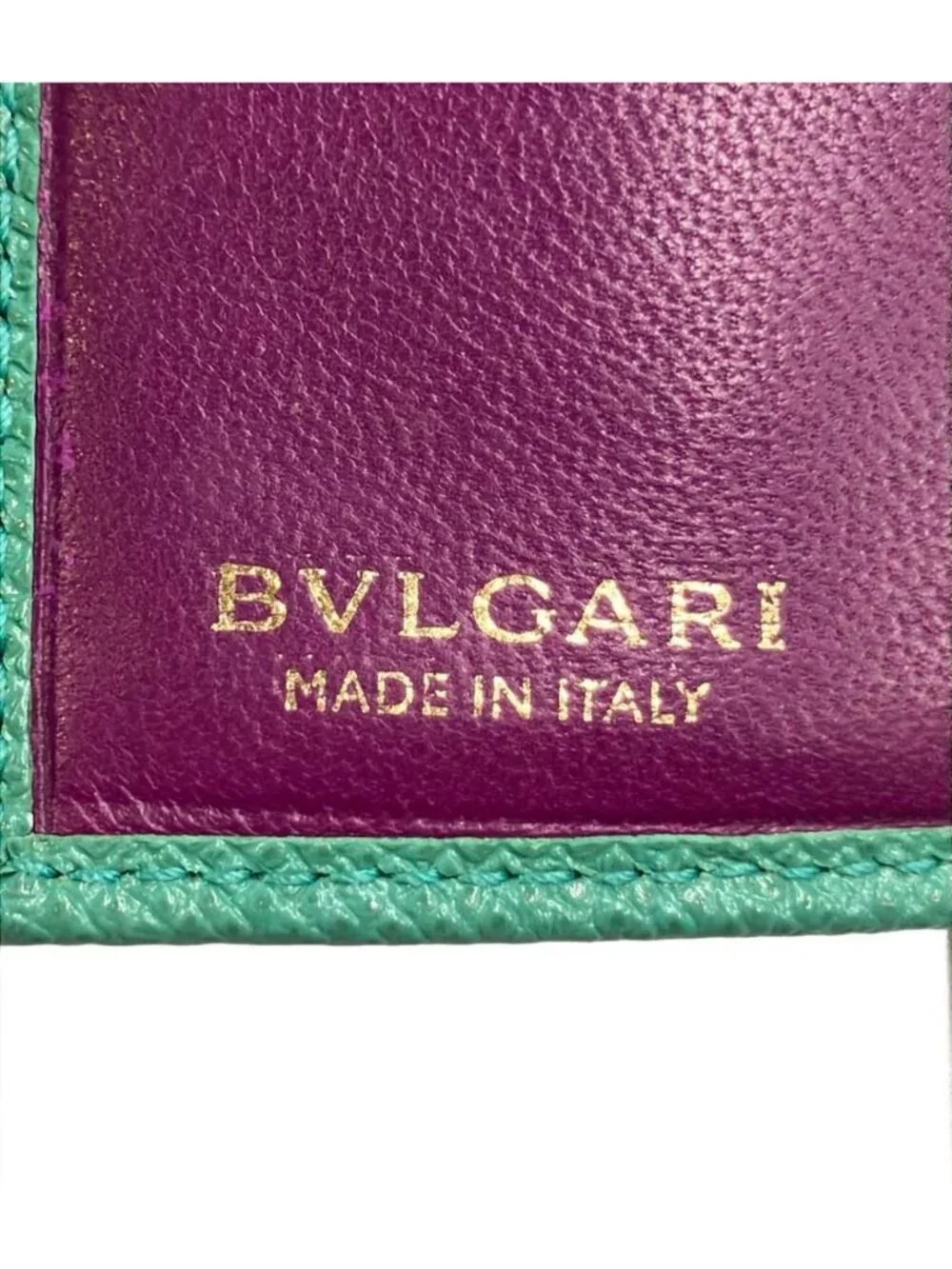 BVLGARI trifold wallet