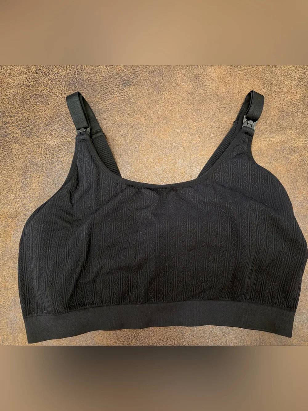 ChouChouter Black Seamless Nursing Pumping Bra