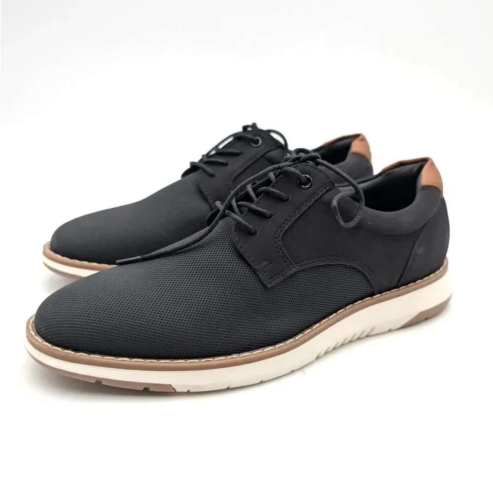 Nordstrom Rack Ryder Hybrid Knit Derby Shoes Men's Black Size US8.5M EU41.5