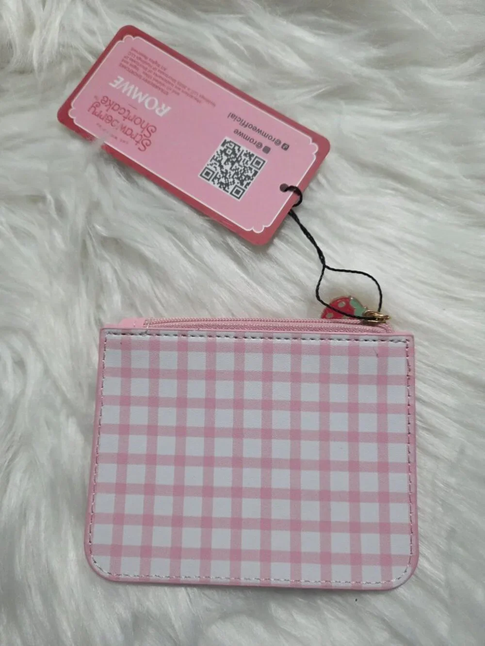 Strawberry Shortcake card strawberry zipper