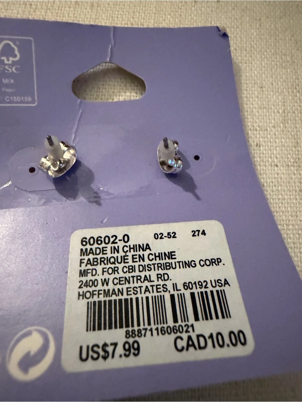 Claires polished silver