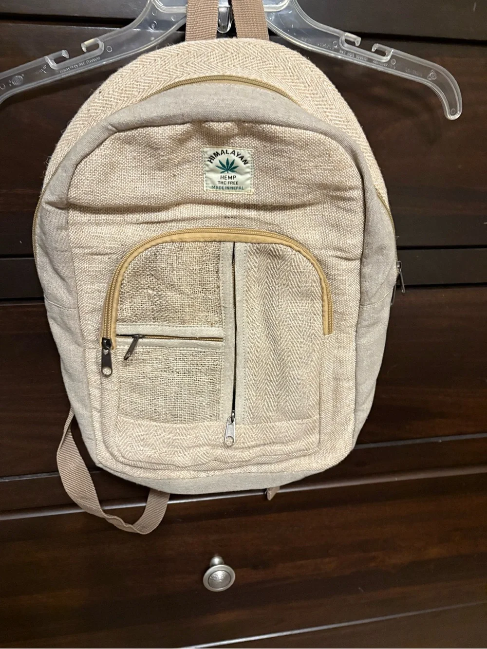 Himalayan Hemp Natural Beige Men's Backpack