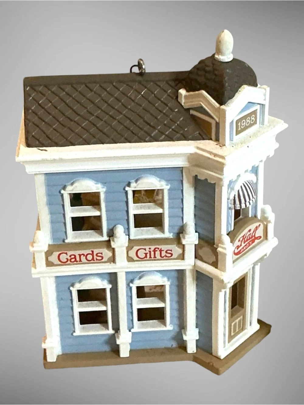 1988 Hallmark Hall Bros Card Shop Nostalgic Houses & Shops Ornament
