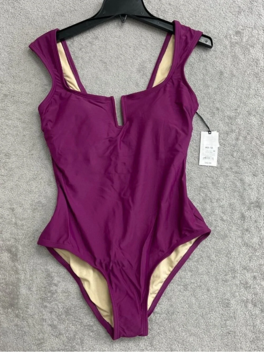 Purple Girls' One-Piece Swimsuit - Unbranded