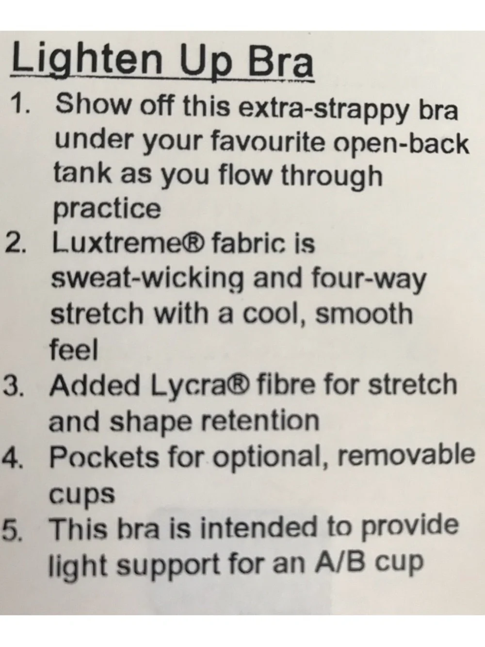lululemon athletica excellent pre