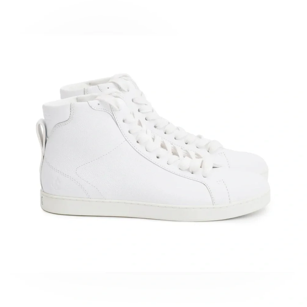 Jimmy Choo Women's Sneakers - Size 38 (Fits 7/8) - White Leather