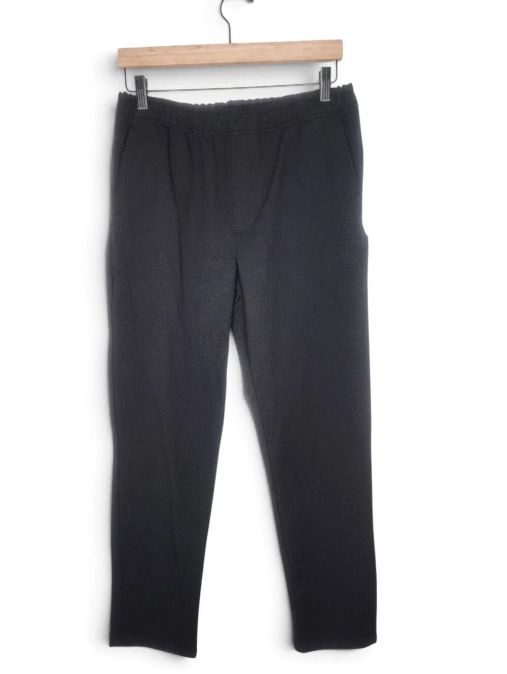 Zara Men Textured Stretch Jogger Pants in Black Size M New With Tags