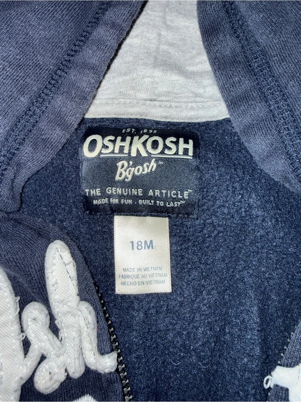 OshKosh Bgosh classic hooded