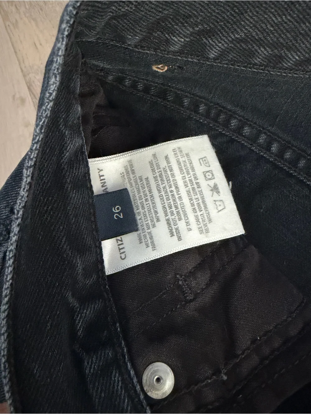 Citizens Of Humanity black denim