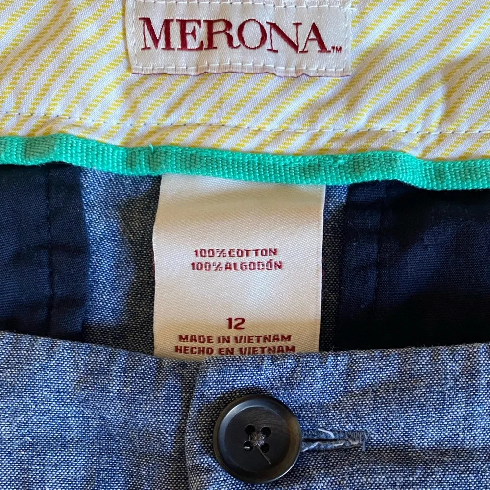 Merona chambray chino