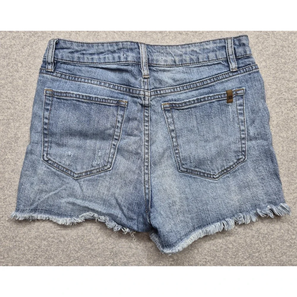 Joes Jeans Cutoff Denim Shorts Womens Distressed Raw Hem Light Wash Y2K Festival