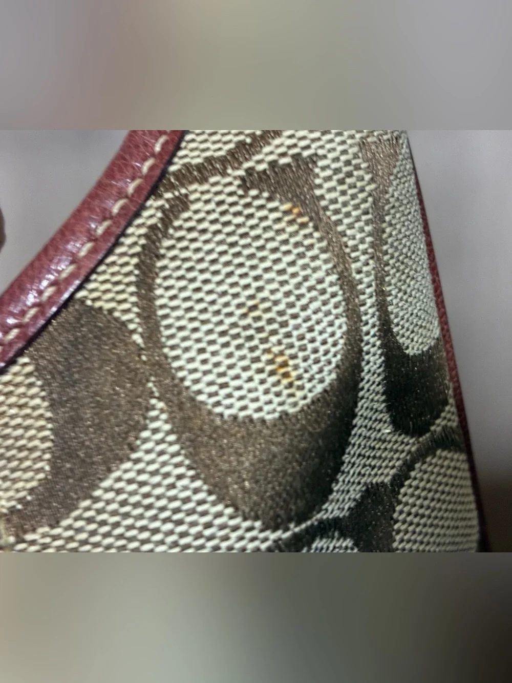 Coach pink signature