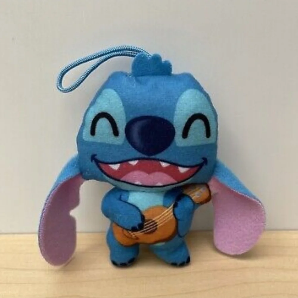 Stitch Mini Plush New In Package McDonalds Happy Meal Toy  No. 5 Ukelele Stitch