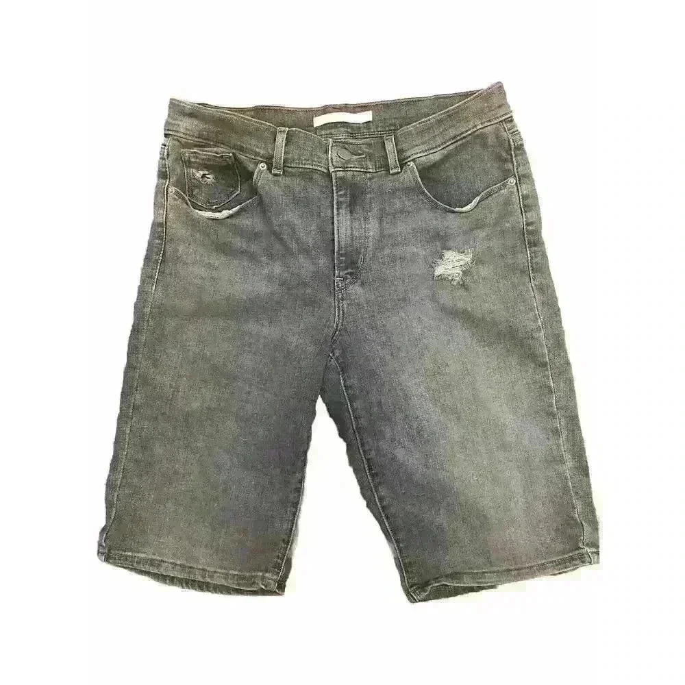Levis‎ Shorts Womens Size 28 Bermuda Mid Rise Stretch 12 Inch Inseam Denim