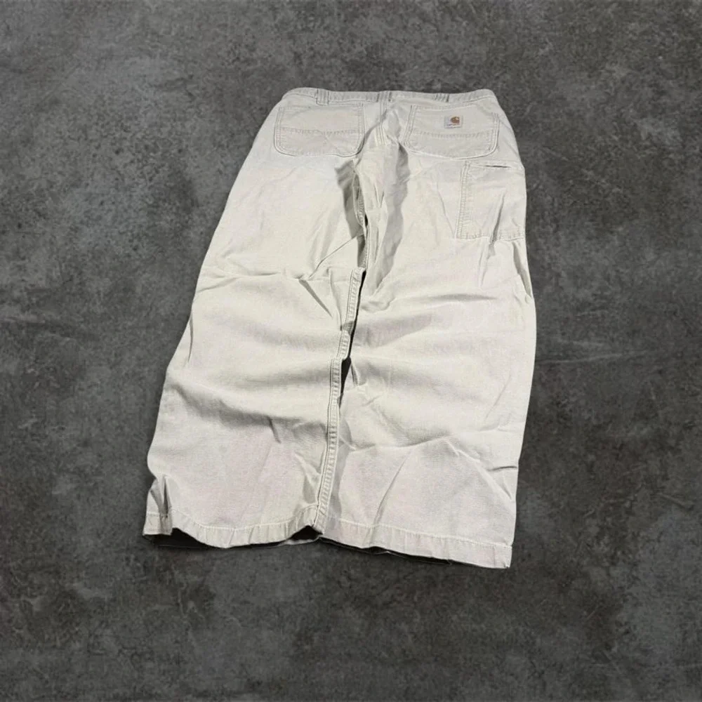 Vintage 2000 sort of baggy‎ tan carharrt relaxed, fit cargo work pants 34x30