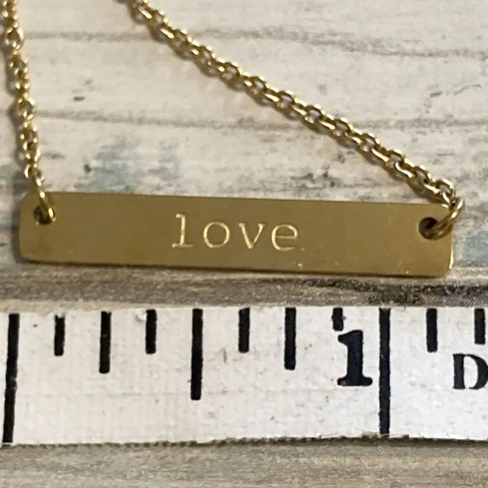 Fashion Jewelry love bar