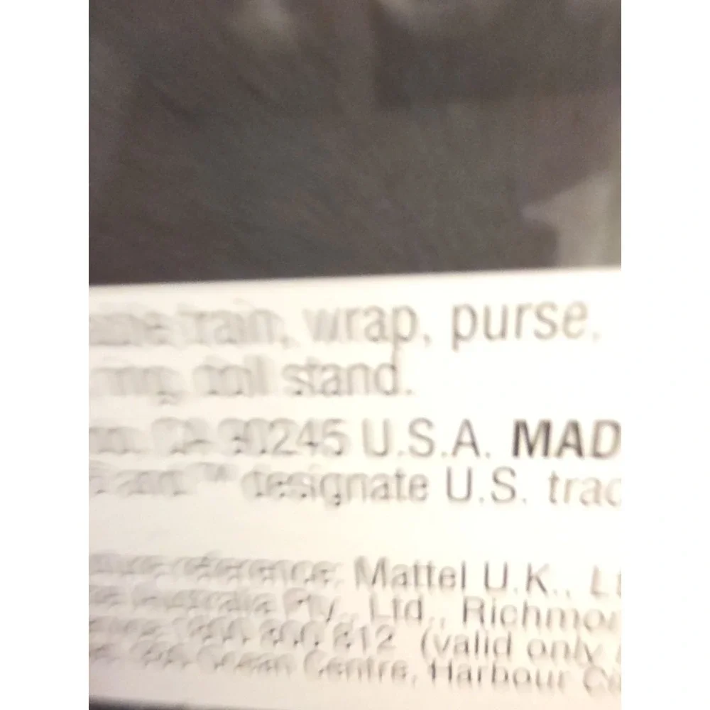 Mattel product 2002