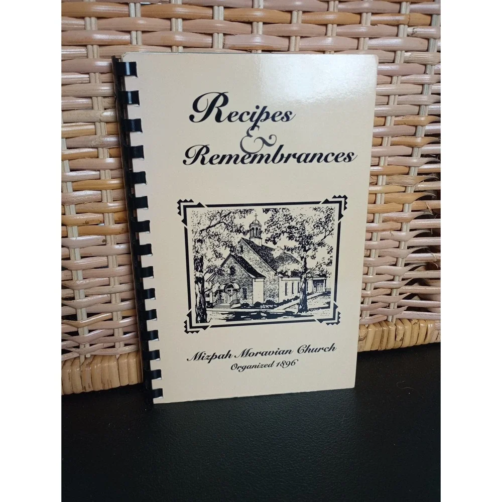 Vintage Mizpah Moravian Church Cookbook Rural Hall, NC 1994 (Read)‎
