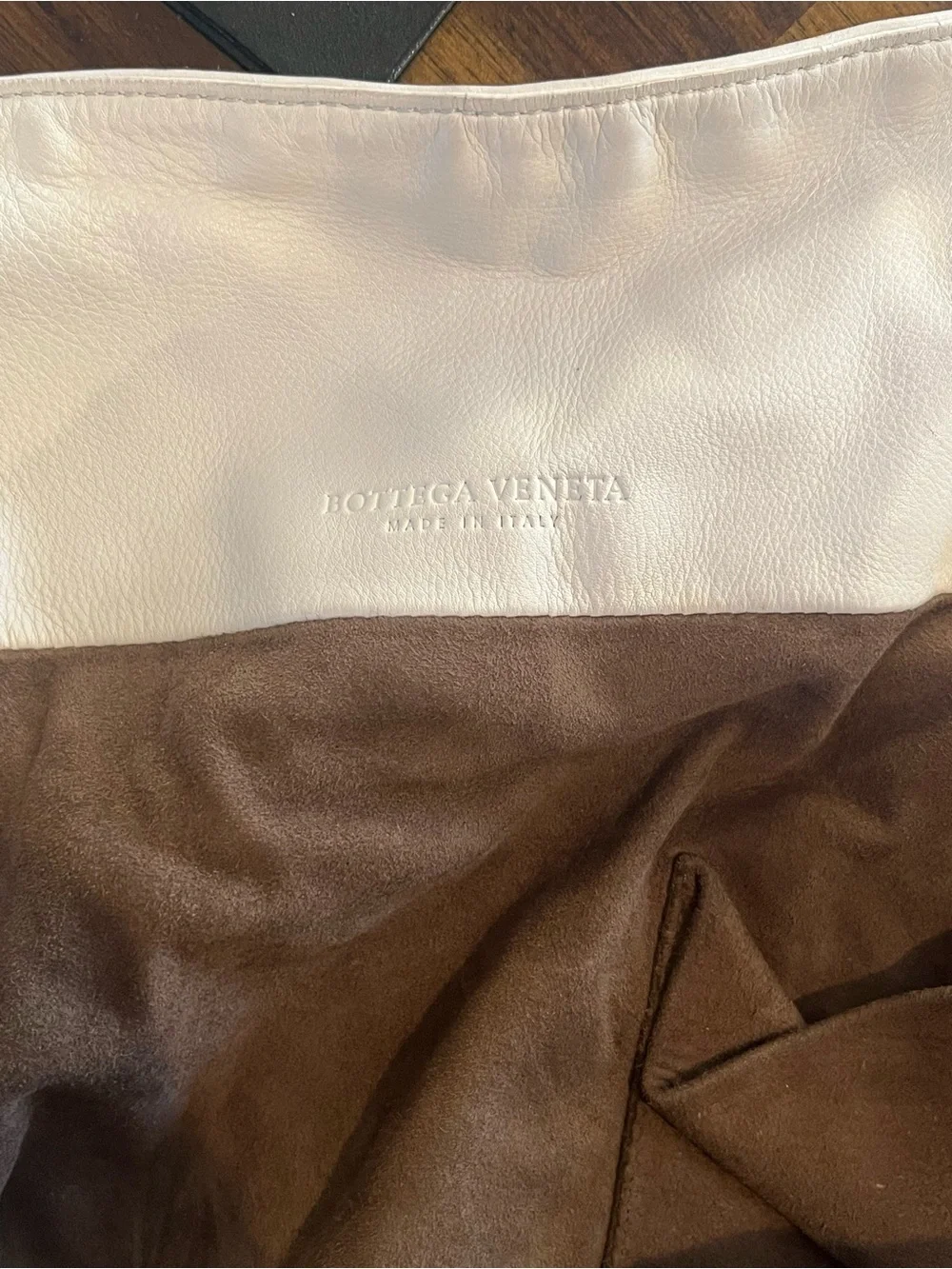 Bottega Veneta spacious cream