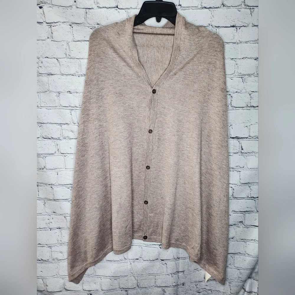 Ugg Button Down Wool‎ Blend Poncho Size Medium