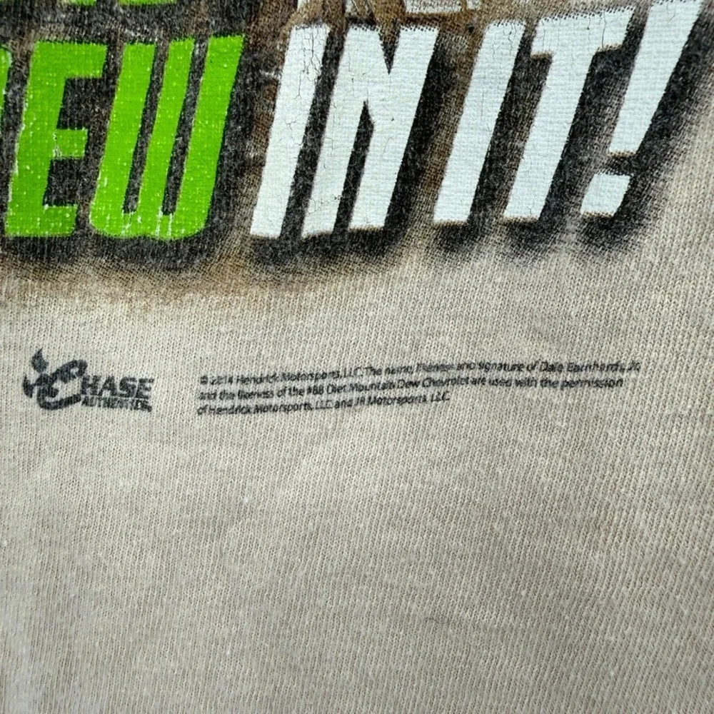 Dale Earnhardt‎ Jr NASCAR #88 DaleCall Mountain Dew Racing Graphic Tee Small