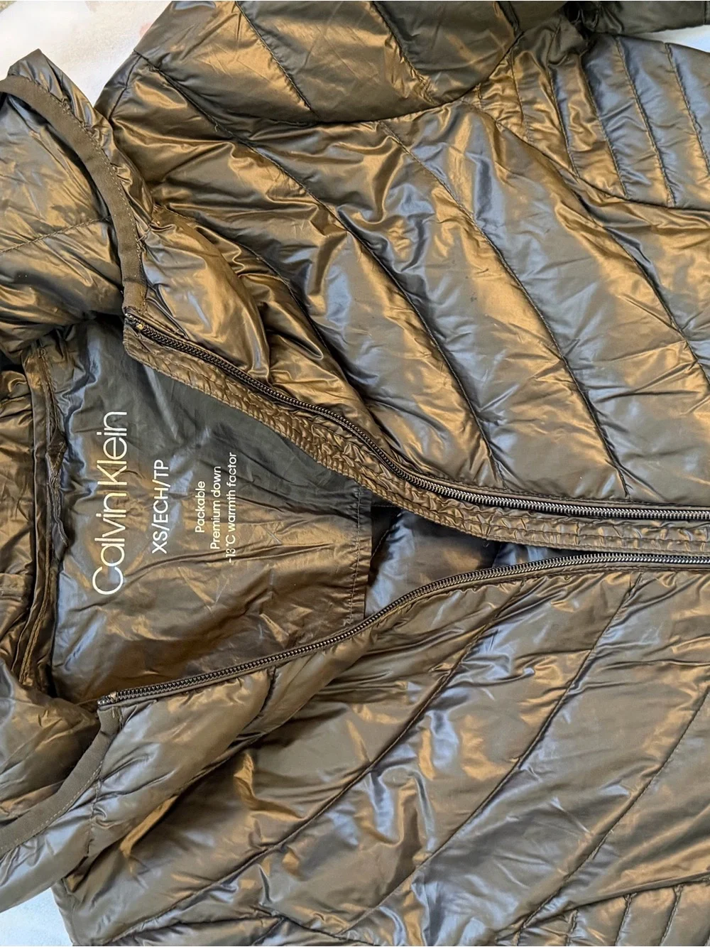 Calvin Klein lightweight quilted
