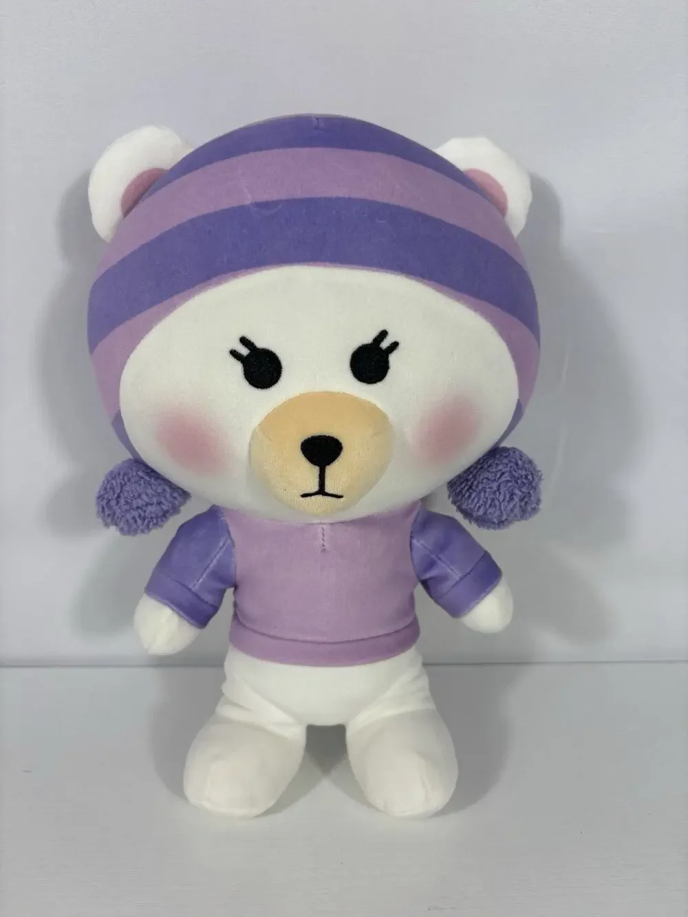 Moriah Elizabeth Marlo Polar Bear Plush Guys & Gals Series 1 Purple 11”
