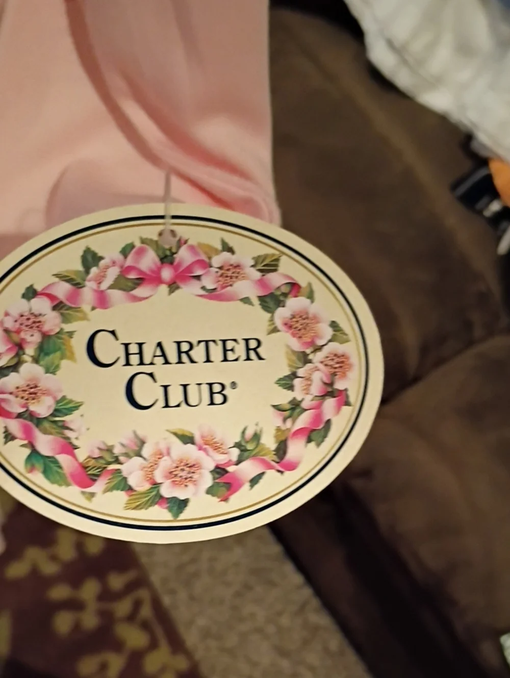 Charter Club simple button closure