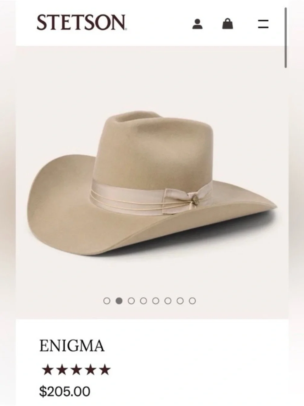 Stetson nib silverbelly
