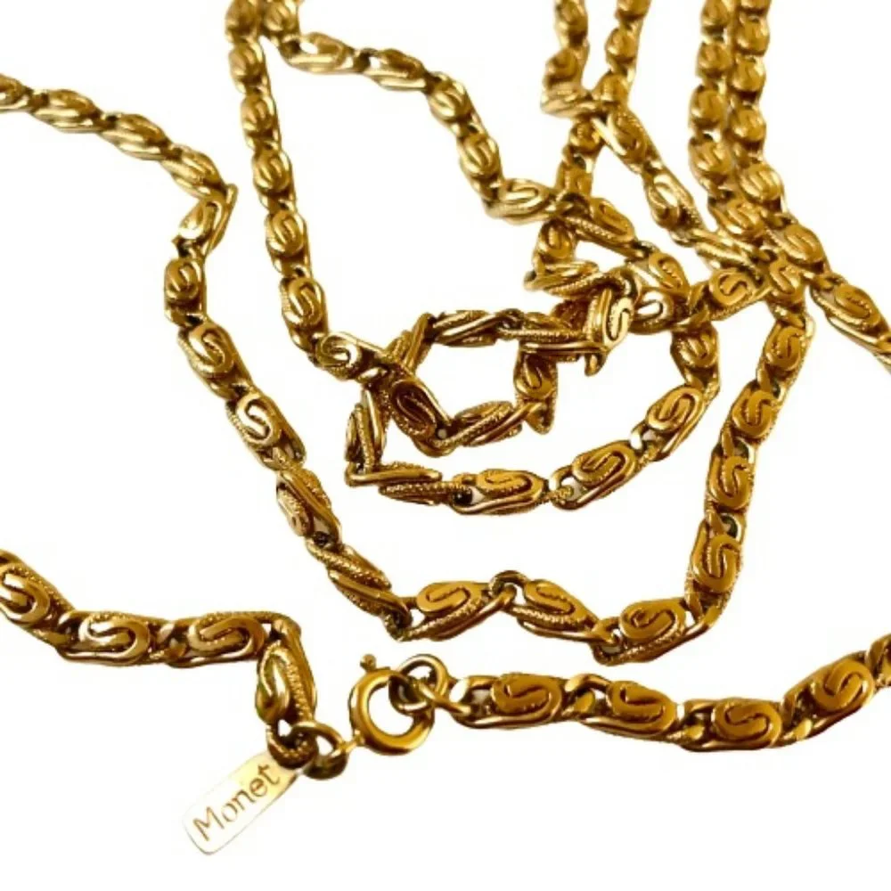 Monet vintage gold