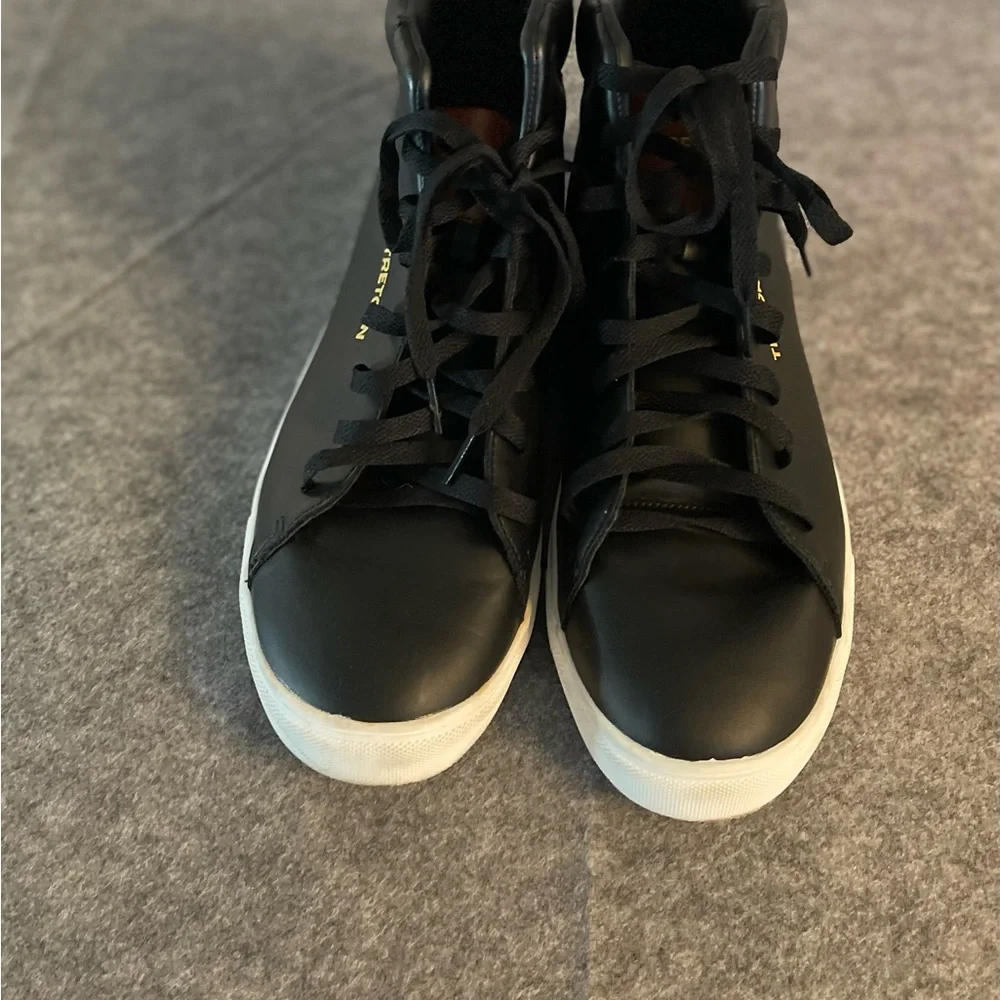 Tretorn Tournament High Top Sneakers Men’s Sz‎ 12 Black White